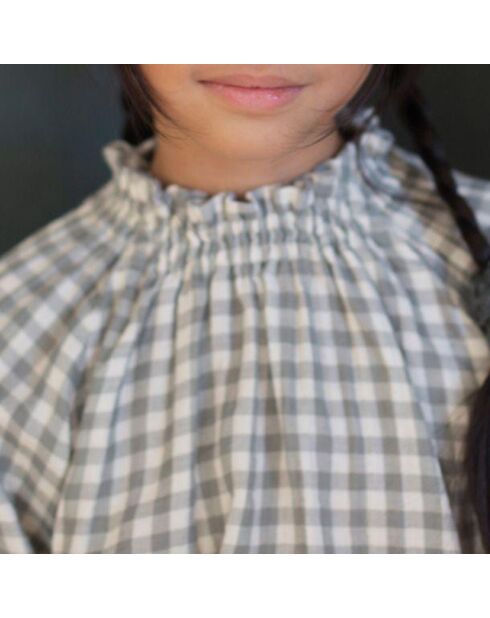 Blouse Gaze de Coton Bio Vichy Imelda sauge
