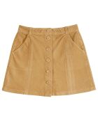 Jupe en Velours Côtelé Yamouna beige