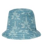 Chapeau Feuilles Afid bleu