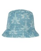 Chapeau Feuilles Afid bleu