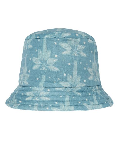 Chapeau Feuilles Afid bleu