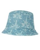 Chapeau Feuilles Afid bleu