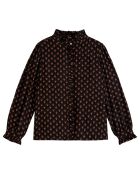 Blouse Raisins Yelina noire