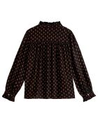 Blouse Raisins Yelina noire