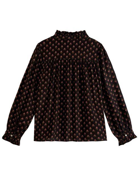 Blouse Raisins Yelina noire