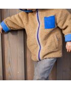 Manteau Façon Fourrure Moon camel