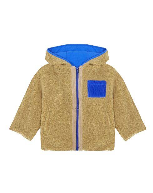 Manteau Façon Fourrure Moon camel