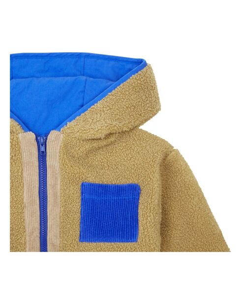 Manteau Façon Fourrure Moon camel