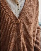 Cardigan en Laine mélangée Yuzzle caramel