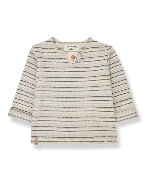 Mathieu T-Shirt aus recyceltem Material ecru