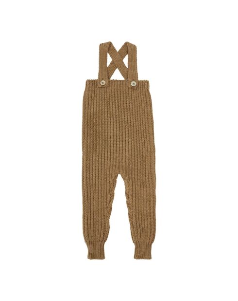Salopette en Laine Fede camel