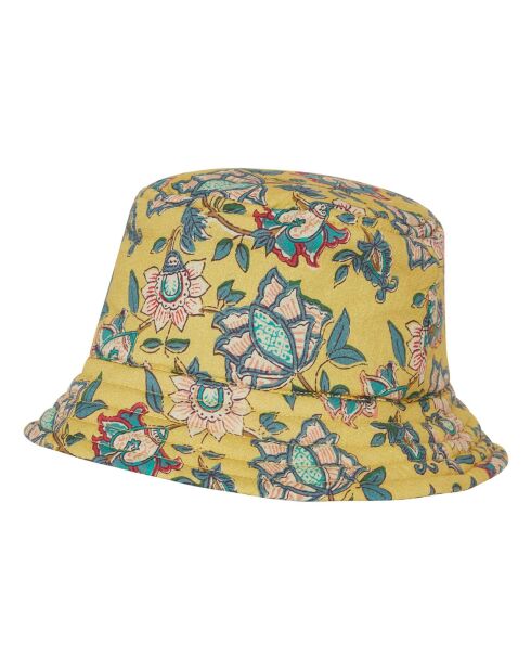 Chapeau Fleuri Afid jaune moutarde