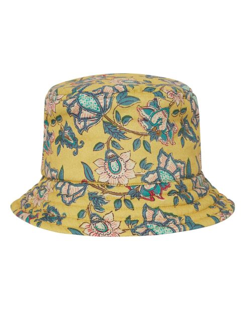 Chapeau Fleuri Afid jaune moutarde
