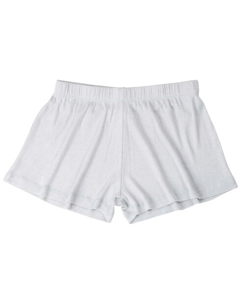 Short 100% Soie Ohlala gris clair