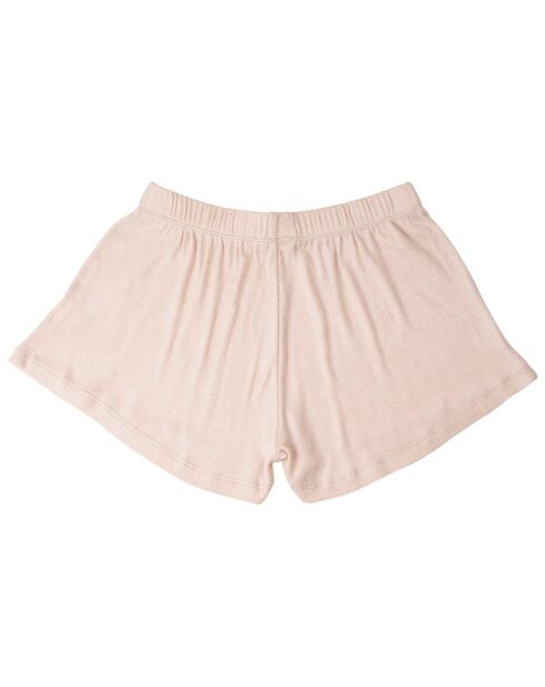 Short 100% Soie Ohlala rose poudré