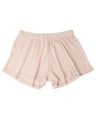 Short 100% Soie Ohlala rose poudré