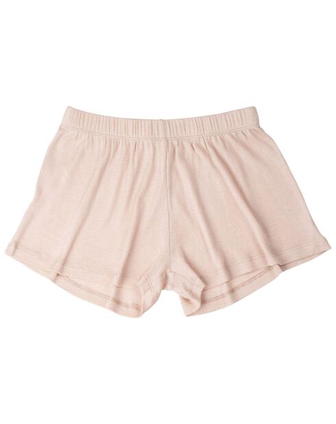 Short 100% Soie Ohlala rose poudré