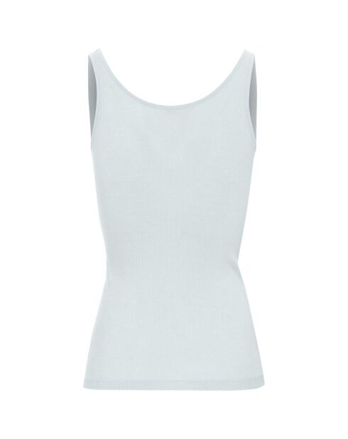 Débardeur 100% Soie Oluva gris clair