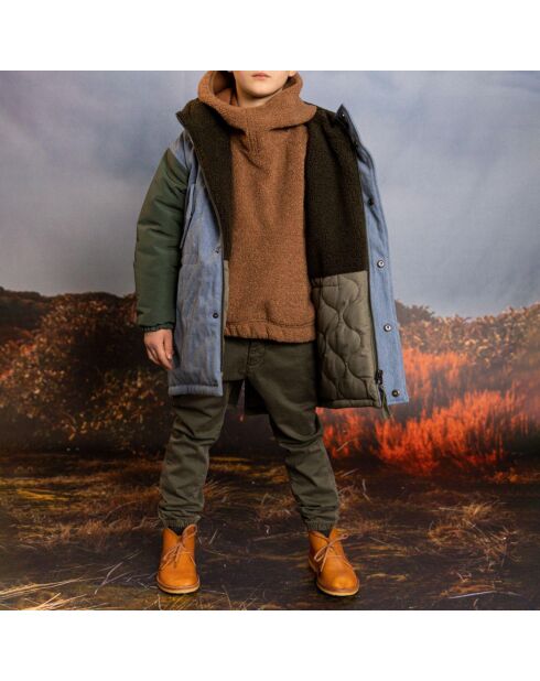 Parka Réversible Law en denim