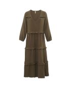 Robe Mabel vert kaki