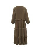Robe Mabel vert kaki