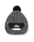 Bonnet en Laine mélangée à Pompon Gigi gris