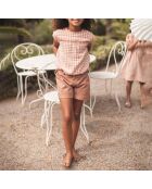 Blouse Gaze de Coton Lila rose