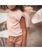 Blouse Gaze de Coton Lila rose