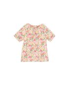 Robe Fleurie écru/multicolore