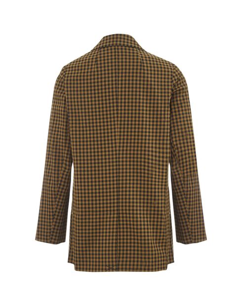 Braune zweireihige Jacke