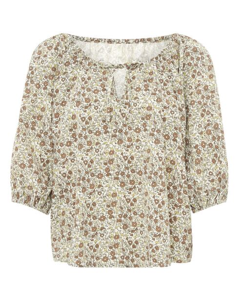 Blouse Carly crème/rose
