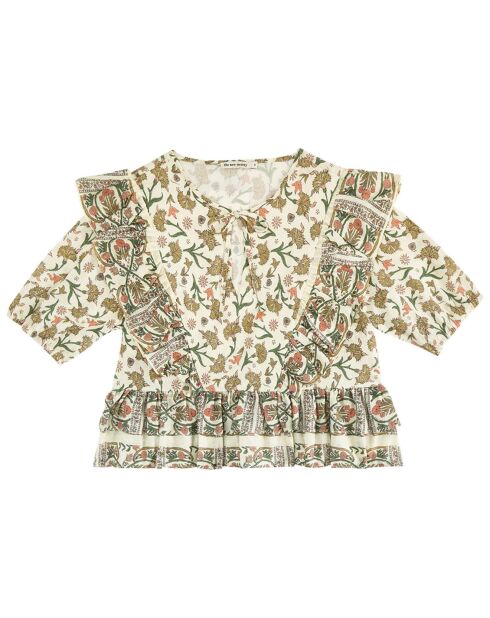 Beigefarbene Bluse Indiana