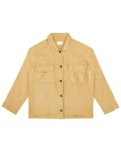 Chemise Iris jaune moutarde