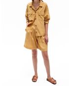 Chemise Iris jaune moutarde