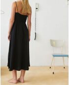 Robe en Lin mélangé Bel-Air noire