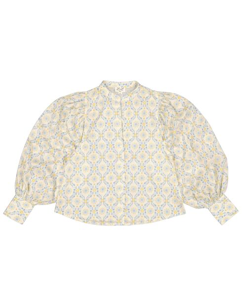 Bluse Wallis ecru/gelb