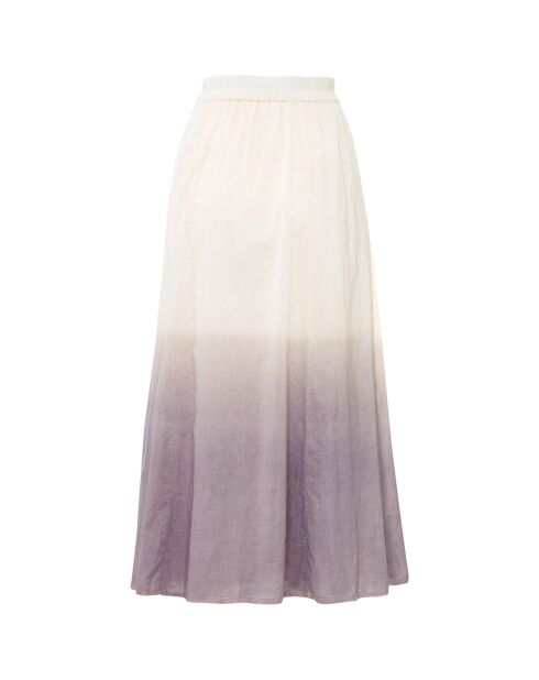 Jupe Tie and Dye Duchesse mauve