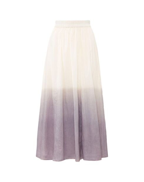 Jupe Tie and Dye Duchesse mauve