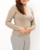 Pull 100% Laine Mérinos Vakrast gris clair