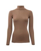 Pull 100% Laine Mérinos Vakrast marron