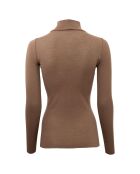 Pull 100% Laine Mérinos Vakrast marron