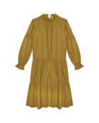 Robe en Coton Bio Brigitte olive