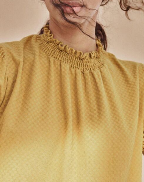 Robe en Coton Bio Brigitte olive