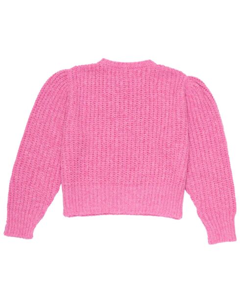 Rosafarbener Ambrosia-Pullover