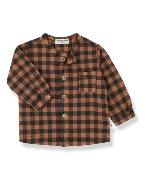 Chemise Vichy Henry marron