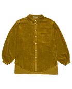 Chemise en Velours Texturé ocre