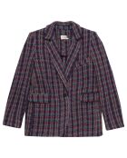Veste en Laine mélangée Blazer rose/bleu