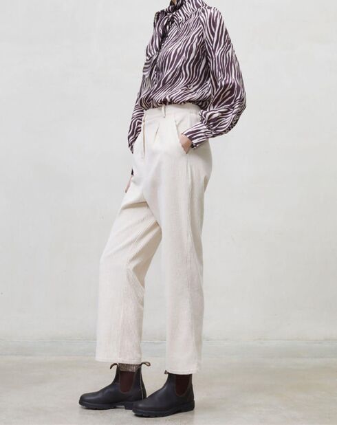 Pantalon Cameron écru