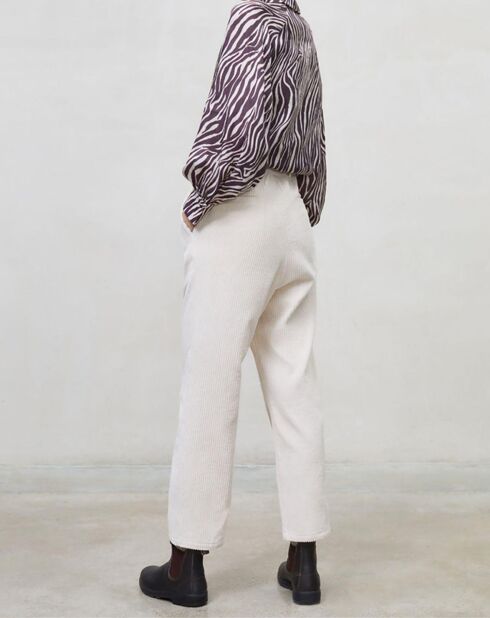 Pantalon Cameron écru