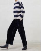 Pantalon en Velours bleu marine